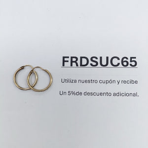 ARRACADAS PAR ORO 8 K 1,00 GRMS (SEMINUEVO)