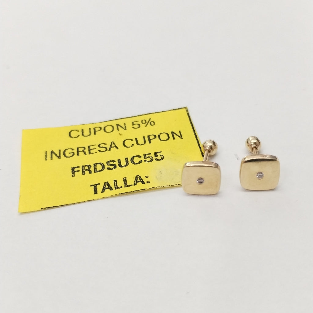 BROQUELES PAR ORO 14 K 1.5 GRMS (SEMINUEVO)