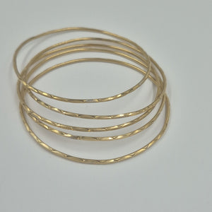 PULSERA RIGIDA ORO 14 K 13,50 GRMS (SEMINUEVO)