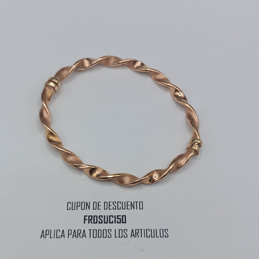 PULSERA RIGIDA ORO 14 K 5.2 GRMS (SEMINUEVO)