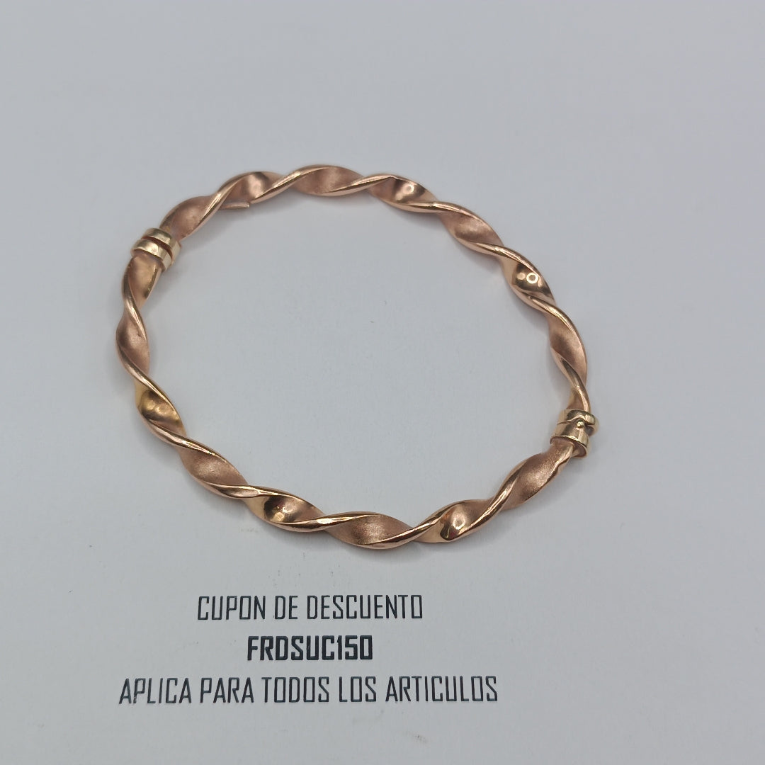 PULSERA RIGIDA ORO 14 K 5.2 GRMS (SEMINUEVO)