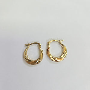 ARRACADAS PAR ORO 14 K 1.2 GRMS (SEMINUEVO)