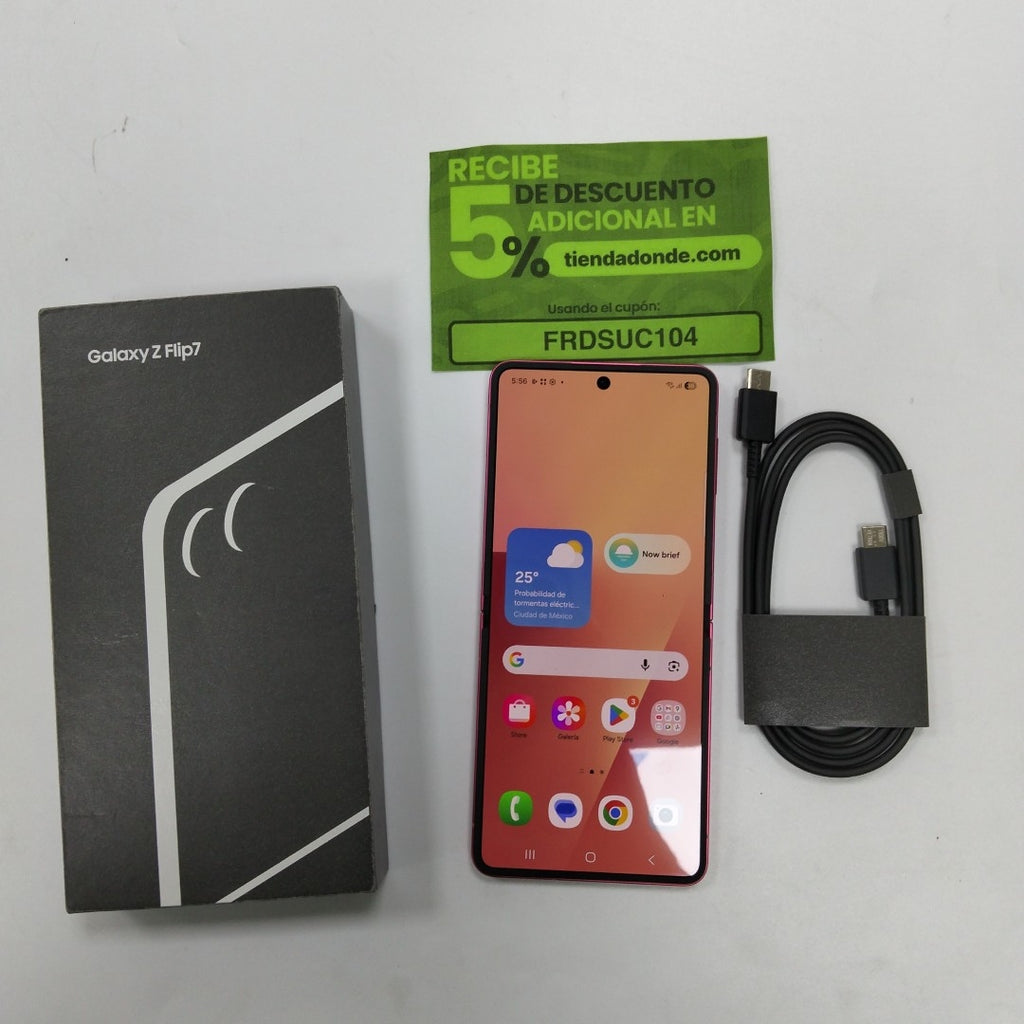 CELULAR SAMSUNG GALAXY Z FLIP 7 SM-F766B (2025) 512 GB 12 GB RAM (SEMINUEVO)