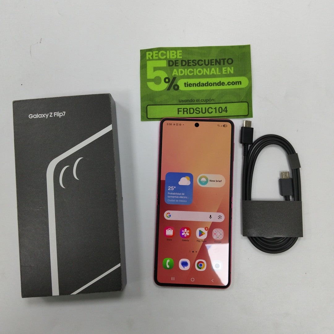 CELULAR SAMSUNG GALAXY Z FLIP 7 SM-F766B (2025) 512 GB 12 GB RAM (SEMINUEVO)