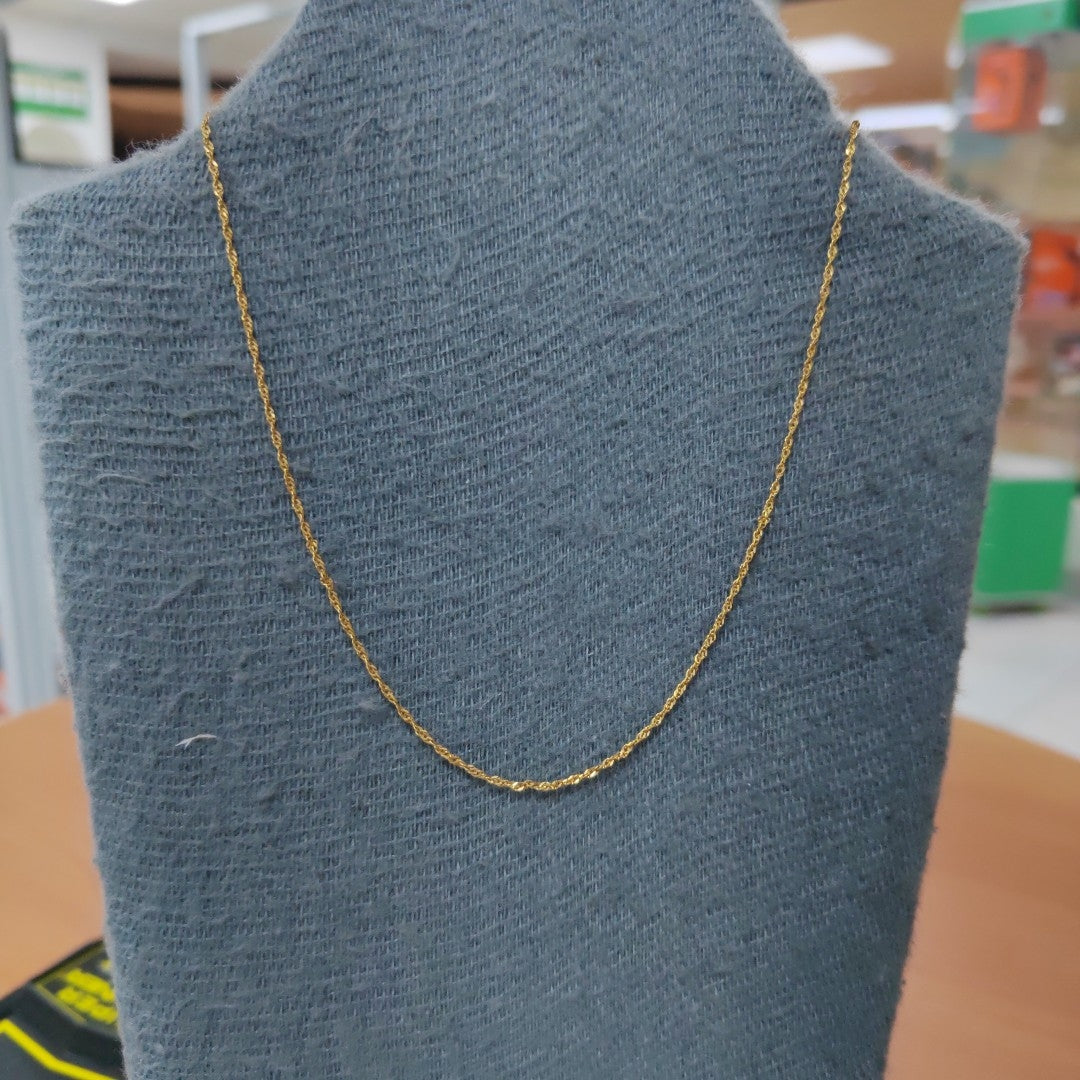 CADENA ORO 14 K 1,40 GRMS (SEMINUEVO)