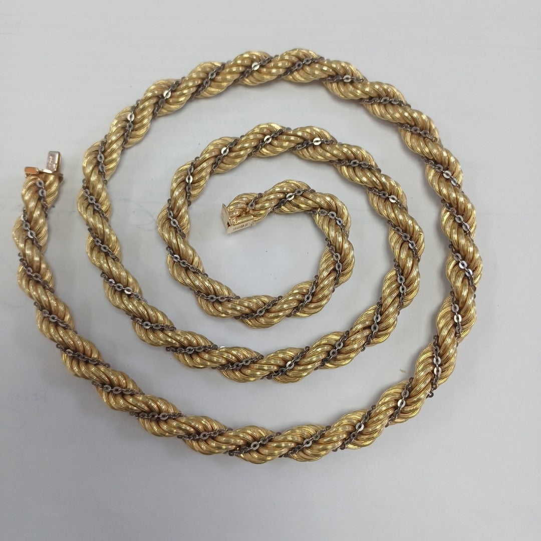 CADENA ORO, ORO COMBINADO 14 K 90.3 GRMS (SEMINUEVO)