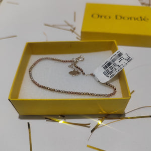 PULSERA ORO, ORO COMBINADO 14 K 2.8 GRMS (SEMINUEVO)