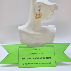 ARETES PAR ORO 10 K 1,50 GRMS (SEMINUEVO)