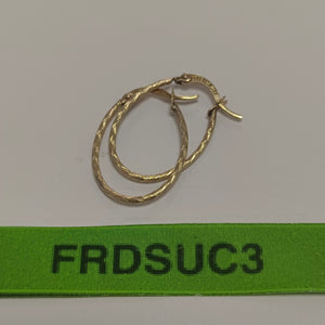 ARRACADAS PAR ORO 14 K 1,20 GRMS (SEMINUEVO)