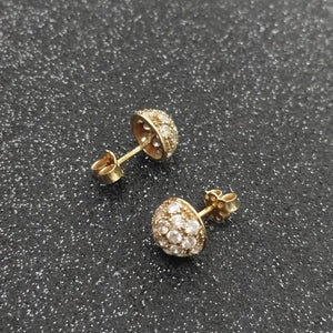 BROQUELES PAR ORO 14 K 3.8 GRMS (SEMINUEVO)