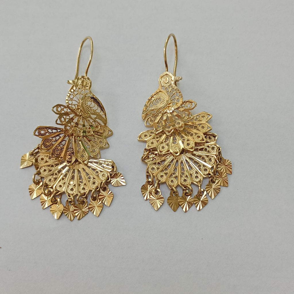 ARETES PAR ORO 14 K 8 GRMS (SEMINUEVO)