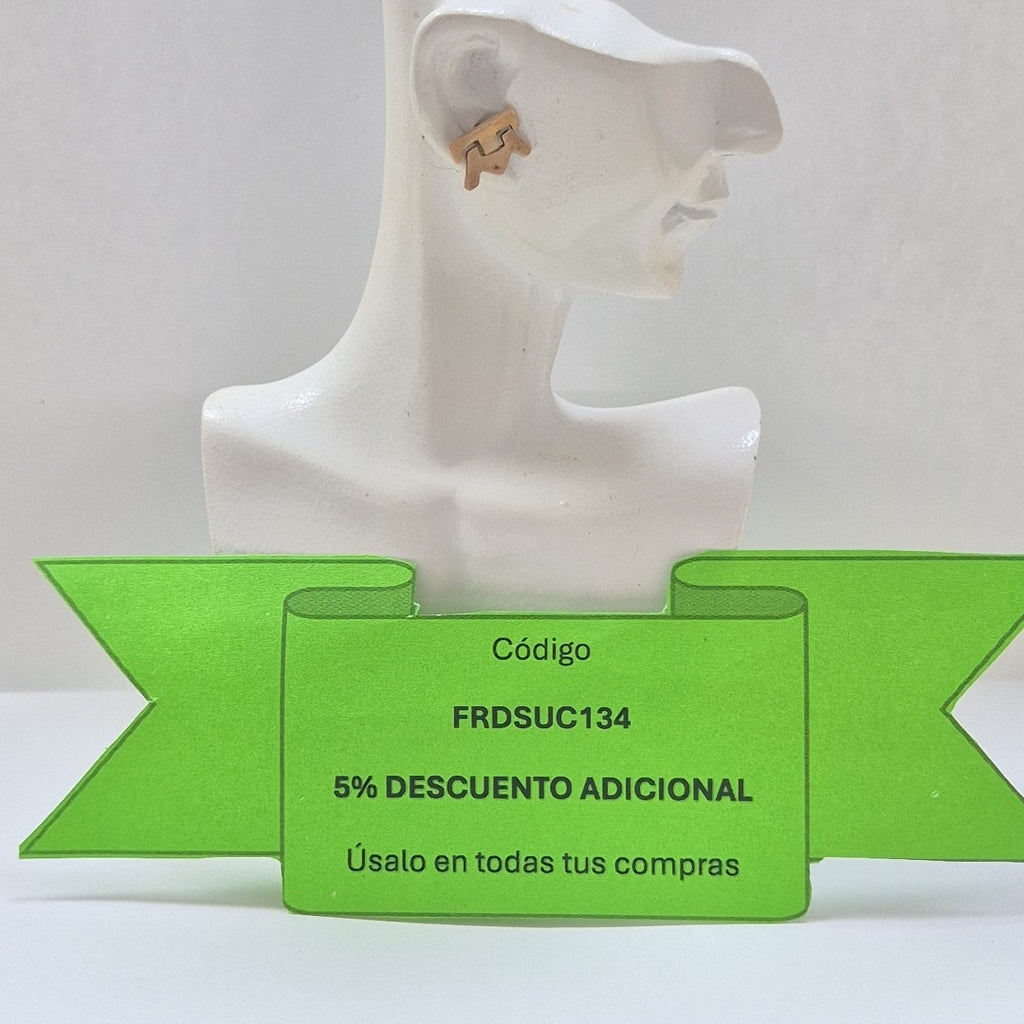 BROQUELES PAR ORO 10 K 0,90 GRMS (SEMINUEVO)