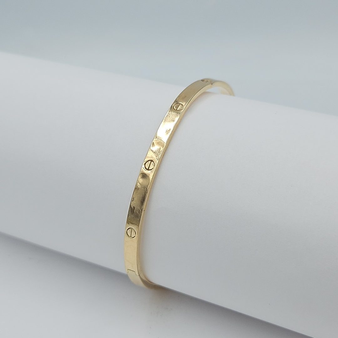 PULSERA RIGIDA ORO 14 K 4,90 GRMS (SEMINUEVO)