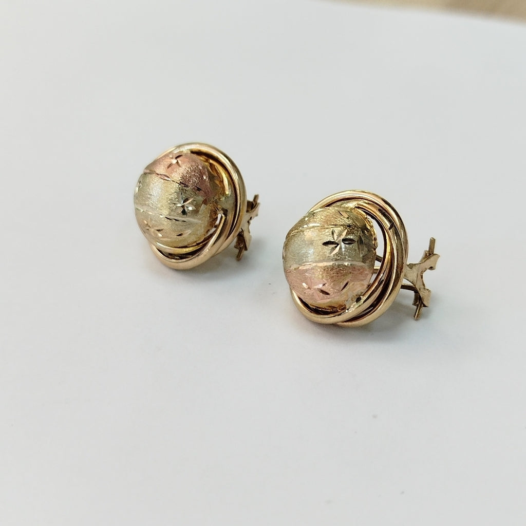 ARETES PAR ORO 8 K 6.3 GRMS (SEMINUEVO)