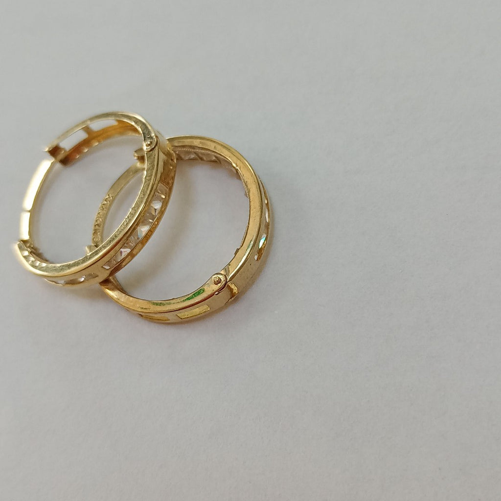 ARRACADAS PAR ORO 10 K 1.6 GRMS (SEMINUEVO)