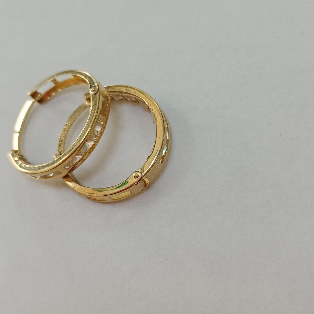 ARRACADAS PAR ORO 10 K 1.6 GRMS (SEMINUEVO)