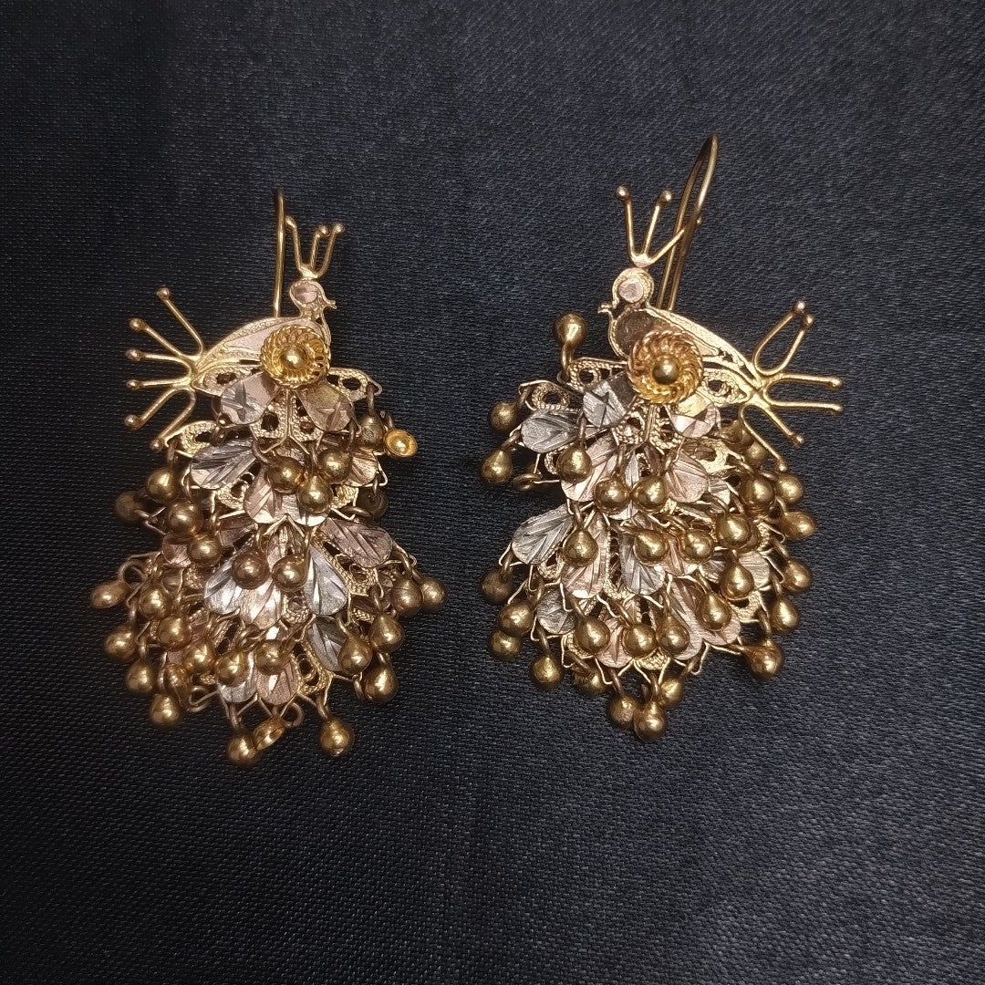 ARETES PAR ORO 10 K 12,10 GRMS (SEMINUEVO)