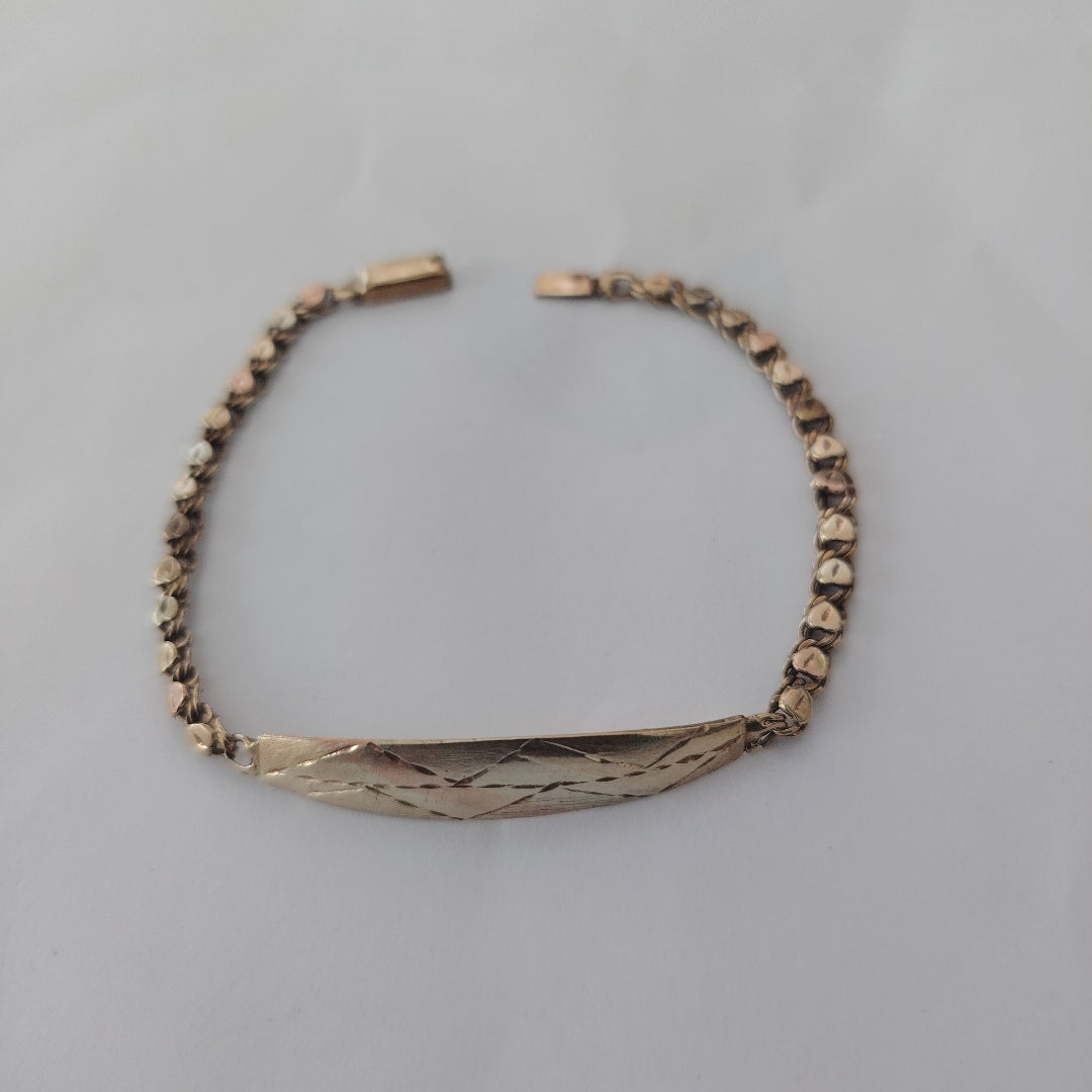 ESCLAVA ORO,ORO COMBINADO 10 K 7,00 GRMS (SEMINUEVO)