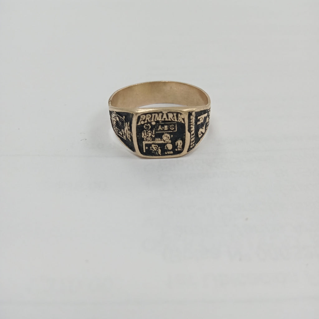 ANILLO DE GRADUACIÓN ORO 8 K 2.3 GRMS (SEMINUEVO)