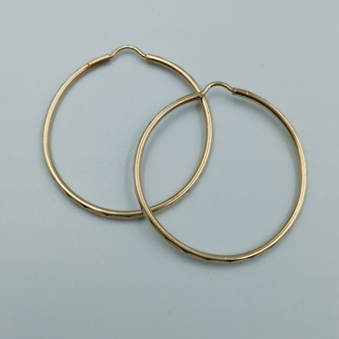 ARRACADAS PAR ORO 14 K 2.6 GRMS (SEMINUEVO)