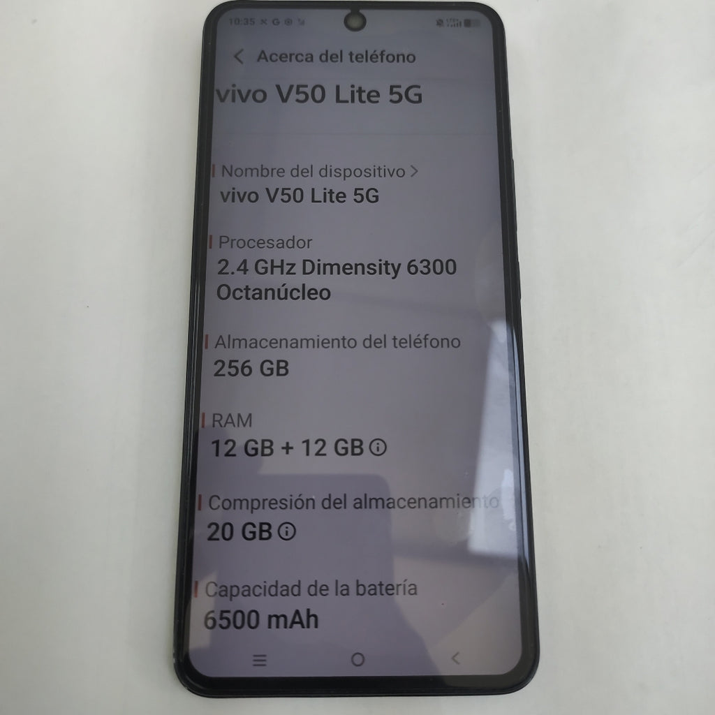 CELULAR VIVO V50 LITE 5G V2440 (2025) 256 GB 12 GB RAM (SEMINUEVO)
