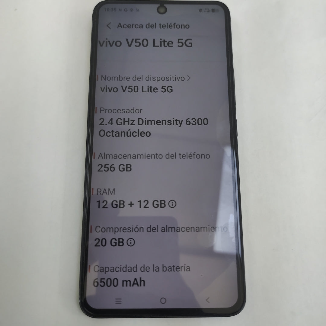 CELULAR VIVO V50 LITE 5G V2440 (2025) 256 GB 12 GB RAM (SEMINUEVO)