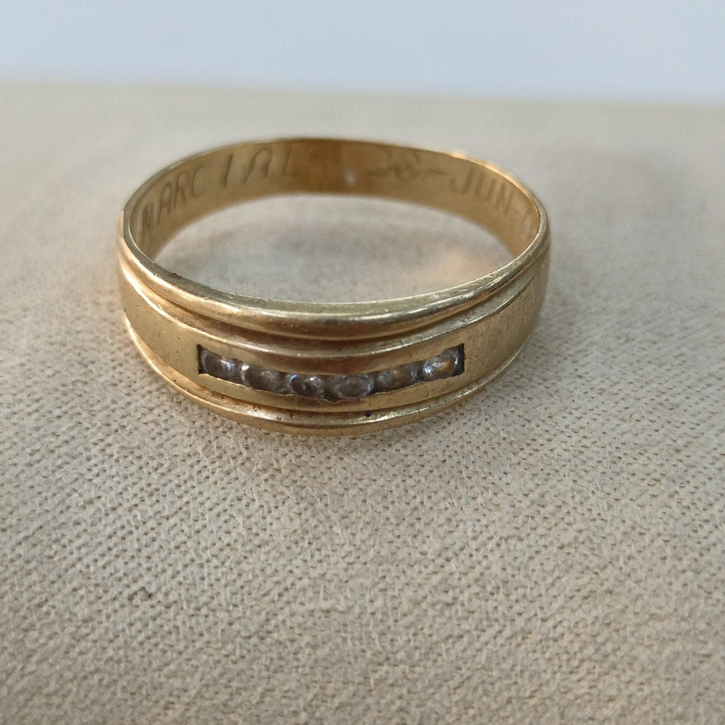 ANILLO ORO 10 K 3.2 GRMS (SEMINUEVO)