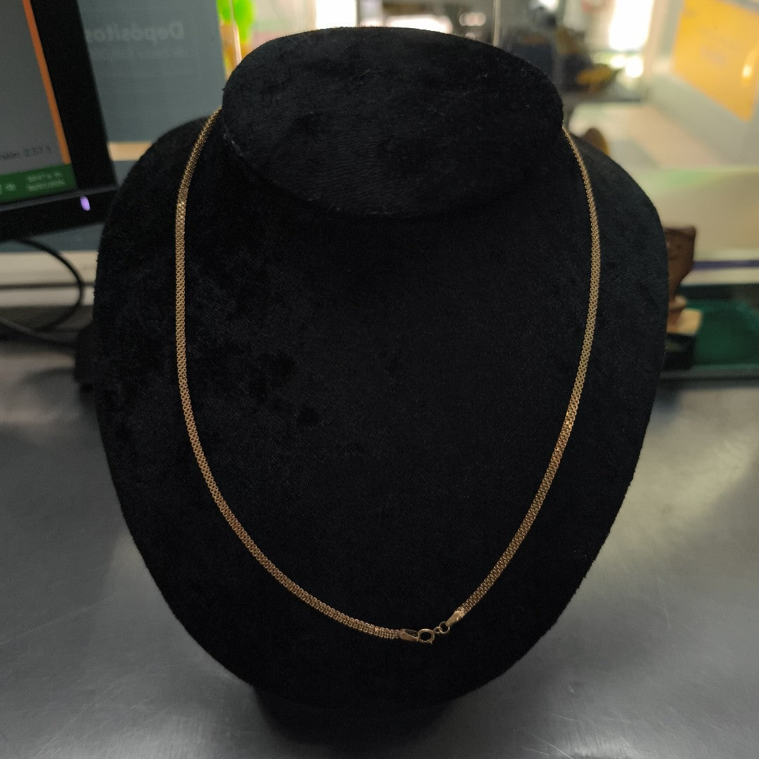 CADENA ORO COMBINADO 10 K 4,00 GRMS (SEMINUEVO)