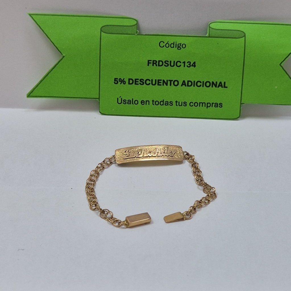 ESCLAVA ORO 10 K 3.2 GRMS (SEMINUEVO)
