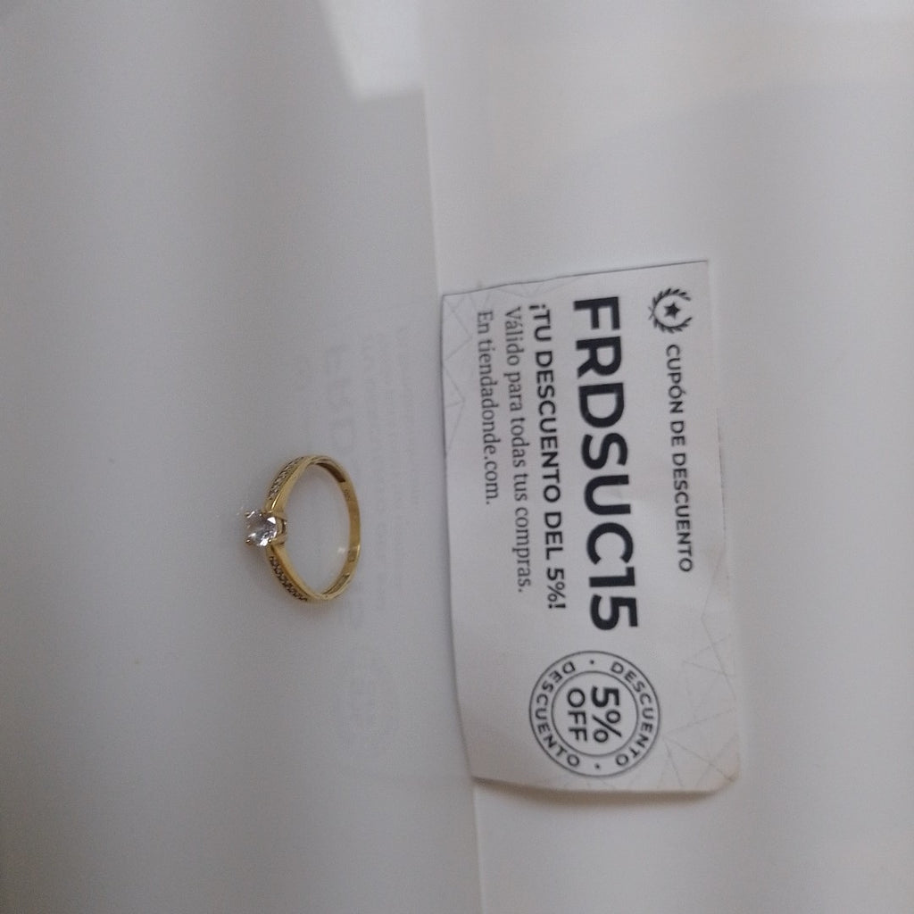 SOLITARIO ORO 14 K 1.6 GRMS (SEMINUEVO)