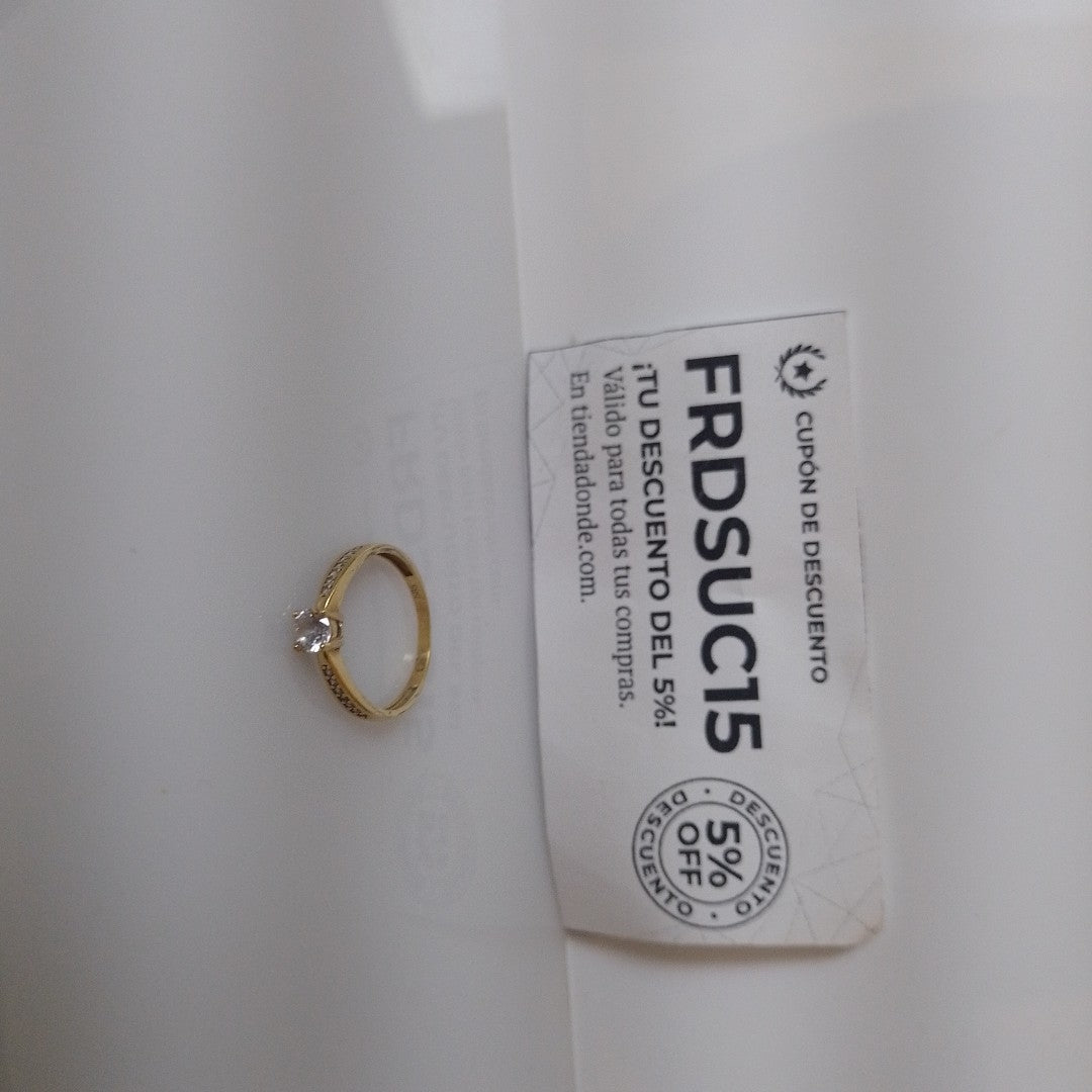 SOLITARIO ORO 14 K 1.6 GRMS (SEMINUEVO)