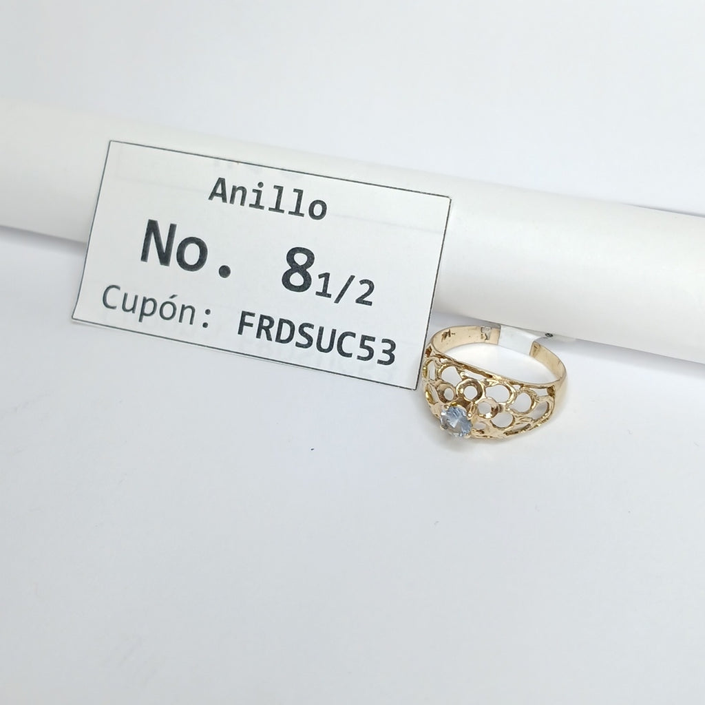ANILLO ORO 10 K 2.2 GRMS (SEMINUEVO)