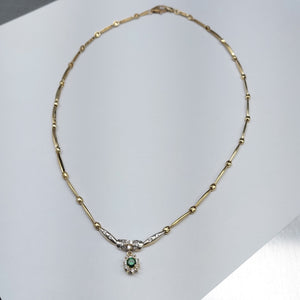GARGANTILLA ORO, ORO BLANCO 14 K 12.9 GRMS (SEMINUEVO)