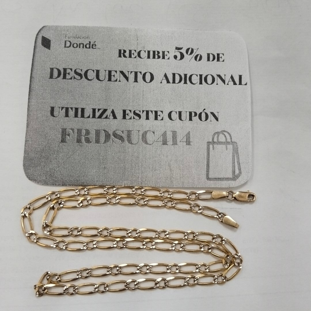 CADENA ORO 14 K 10,10 GRMS (SEMINUEVO)