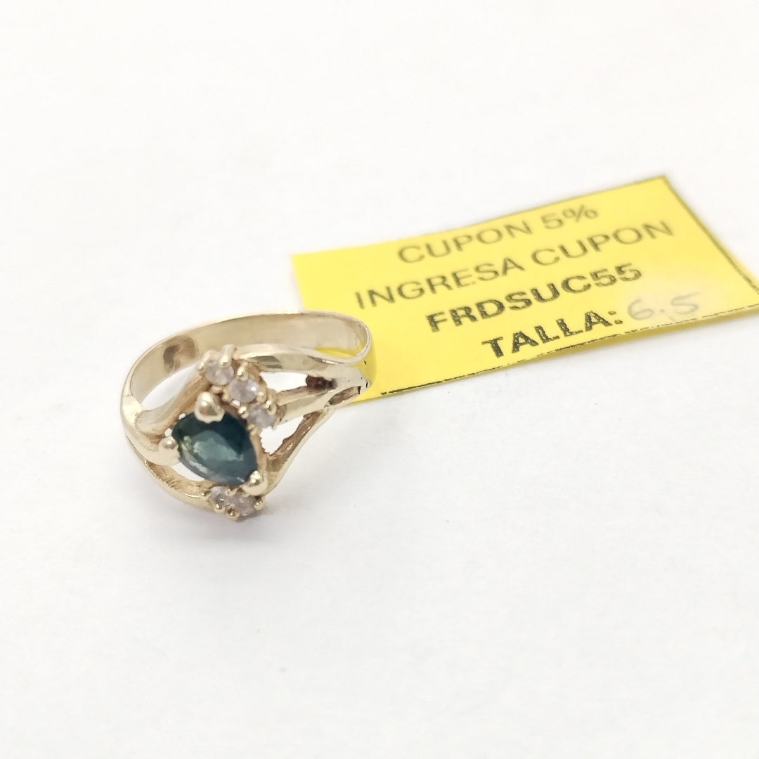 K1 2,60 GRMS 8 K ESPECIFICACIONES COMPLEMENTARIAS ANILLO PIEDRA OVALADA NEGRA Y (SEMINUEVO)