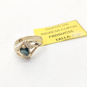 K1 2,60 GRMS 8 K ESPECIFICACIONES COMPLEMENTARIAS ANILLO PIEDRA OVALADA NEGRA Y (SEMINUEVO)
