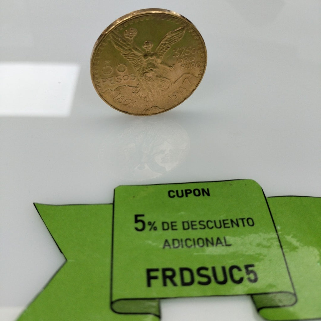 K1 41.6 GRMS 21 K IDENTIFICACIÓN MONEDA NOMINATIVA MATERIALES ORO CANTI (SEMINUEVO)