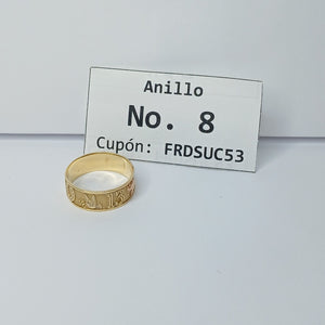 ARGOLLA DE LA SUERTE ORO 14 K 2,90 GRMS (SEMINUEVO)