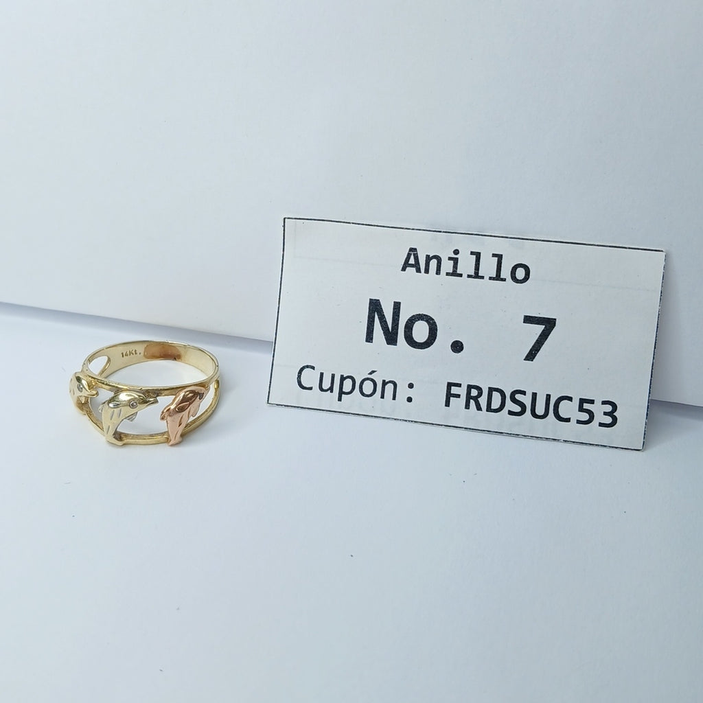 ARGOLLA ORO 14 K 3,10 GRMS (SEMINUEVO)