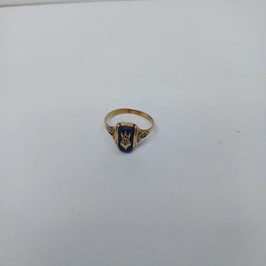 ANILLO DE GRADUACIÓN ORO 10 K 2.7 GRMS (SEMINUEVO)