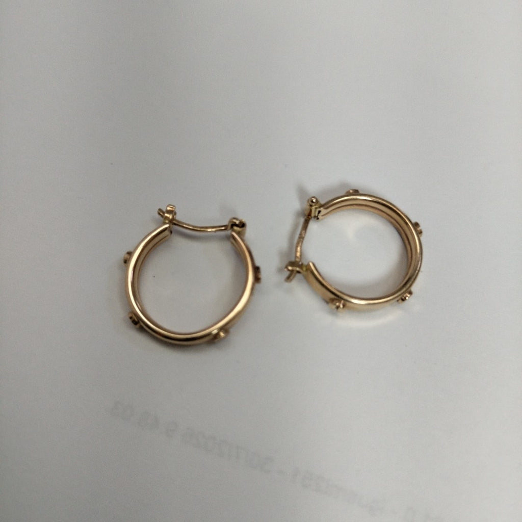 ARRACADAS PAR ORO 14 K 2,20 GRMS (SEMINUEVO)