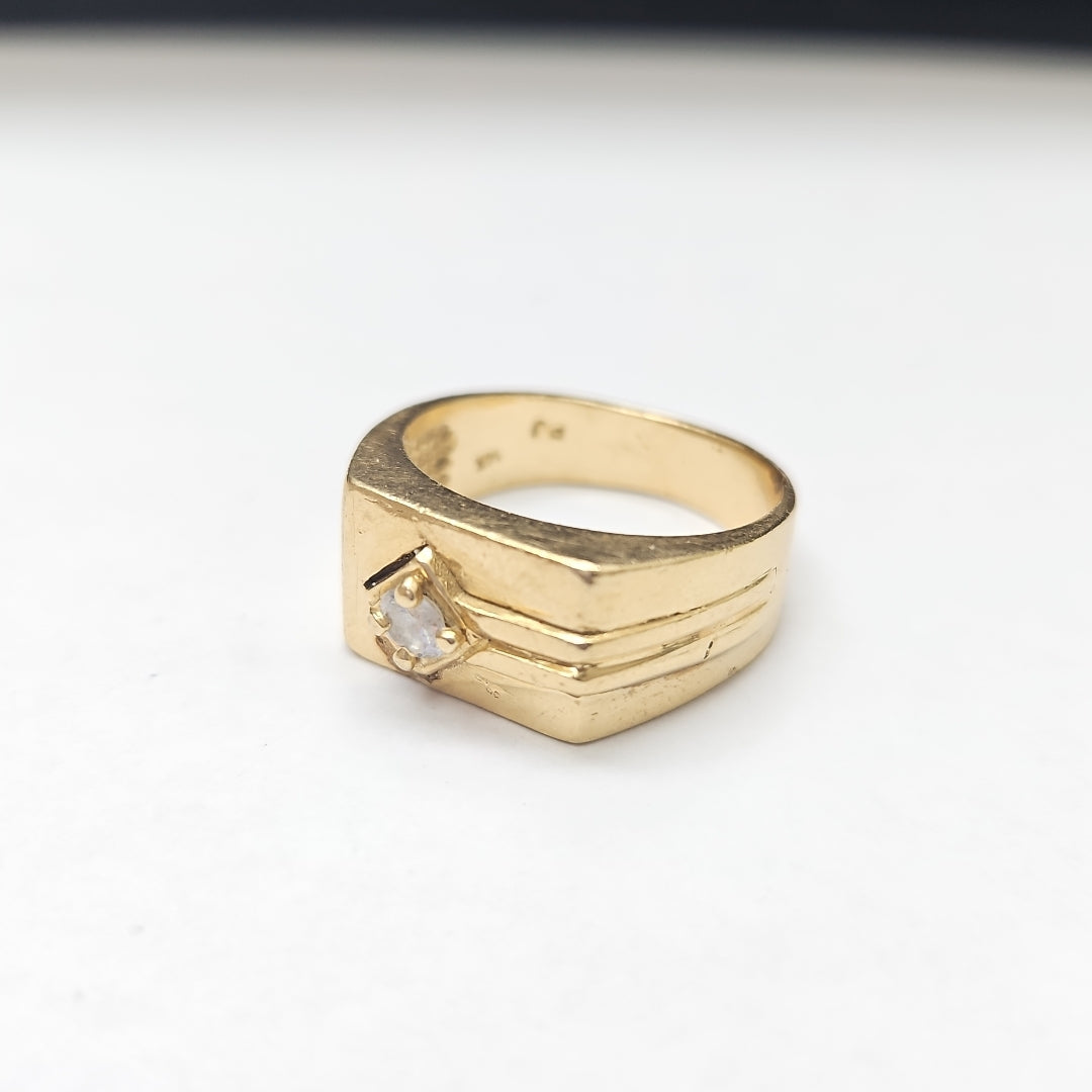ANILLO ORO 14 K 10.4 GRMS (SEMINUEVO)