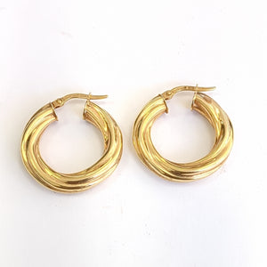 ARRACADAS PAR ORO 14 K 2,40 GRMS (SEMINUEVO)