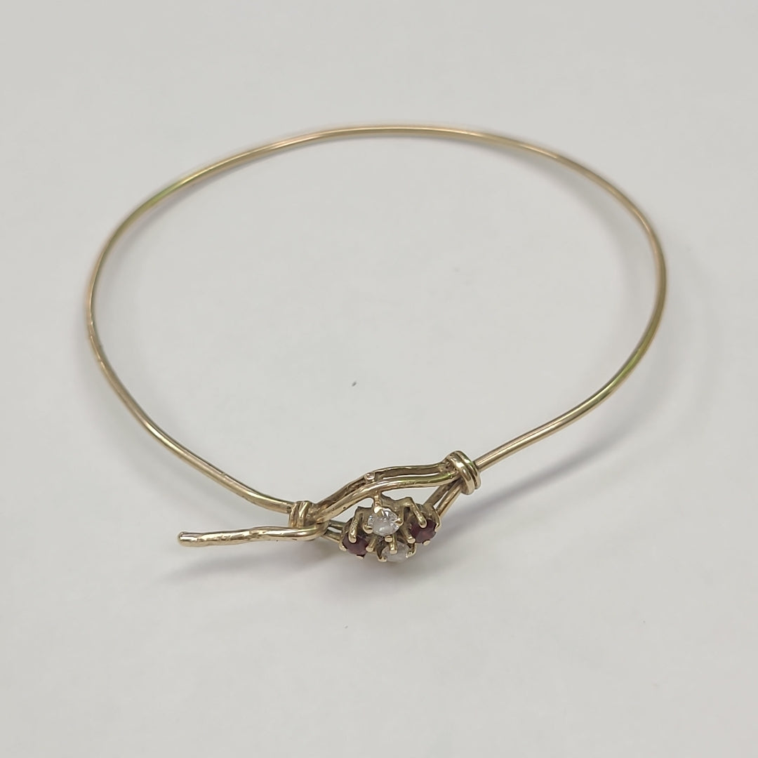 PULSERA RIGIDA ORO 10 K 4.1 GRMS (SEMINUEVO)