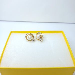 BROQUELES PAR ORO 14 K 3.5 GRMS (SEMINUEVO)