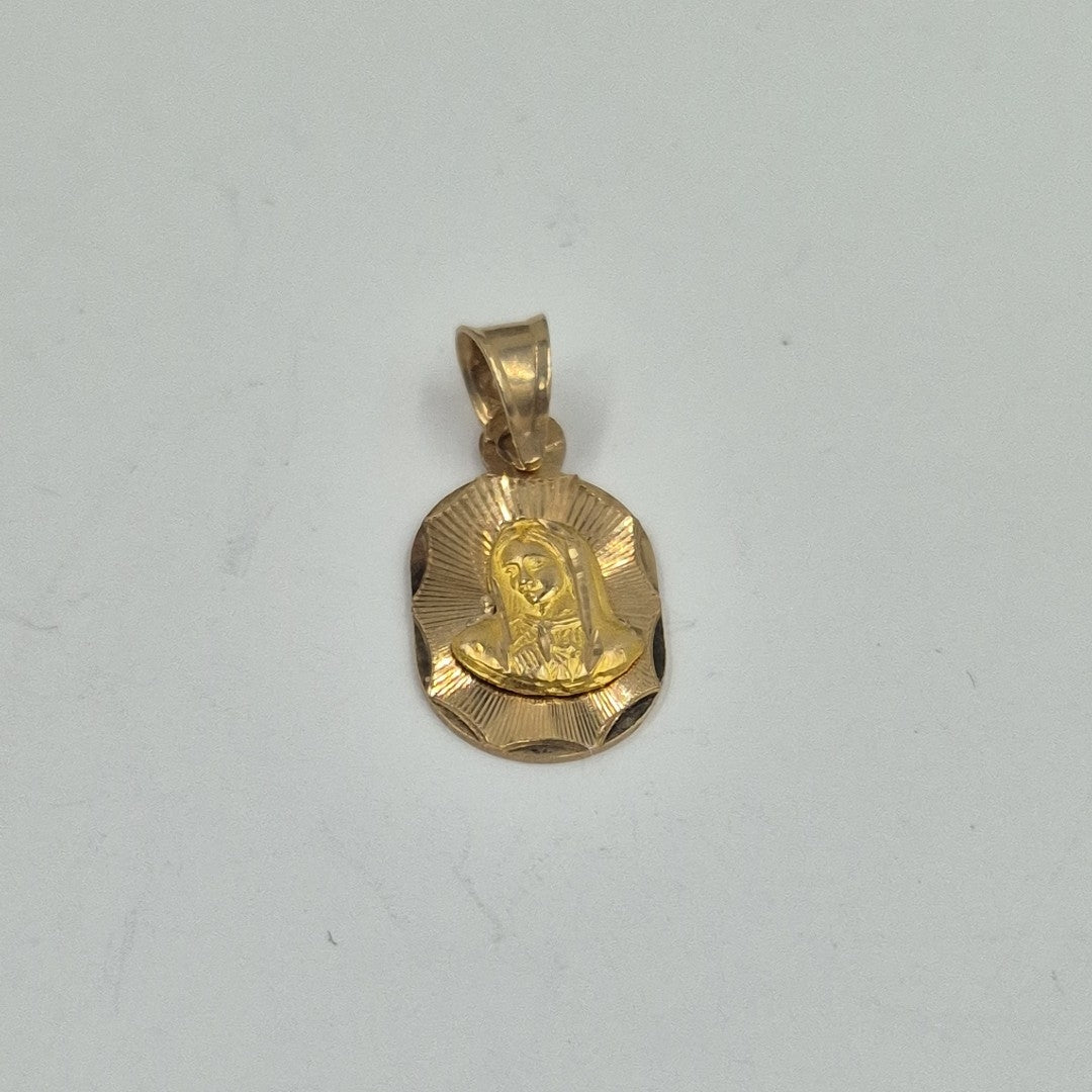 MEDALLA RELIGIOSA ORO 10 K 0,80 GRMS (SEMINUEVO)
