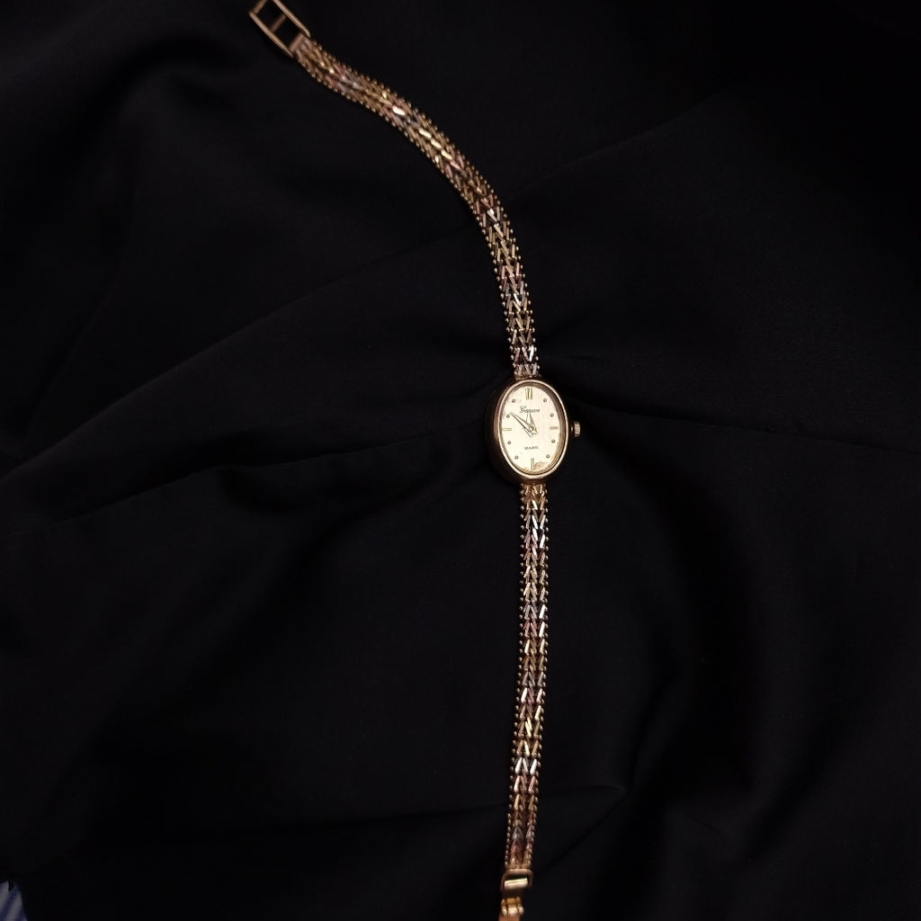 RELOJ CAJA Y PULSO ORO ORO 10 K 13,70 GRMS (SEMINUEVO)