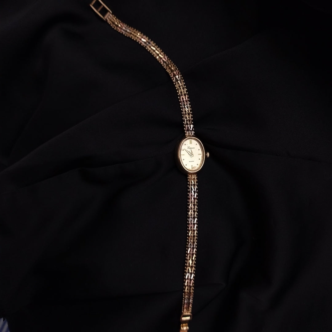 RELOJ CAJA Y PULSO ORO ORO 10 K 13,70 GRMS (SEMINUEVO)