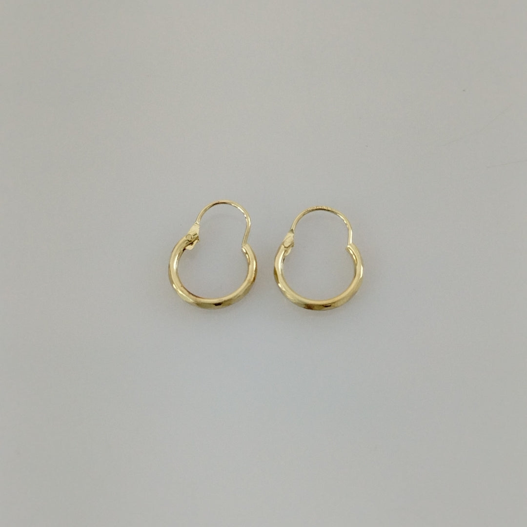 ARETES PAR ORO 14 K 0,60 GRMS (SEMINUEVO)