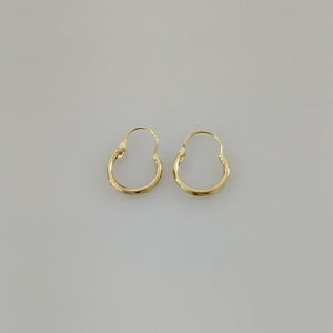 ARETES PAR ORO 14 K 0,60 GRMS (SEMINUEVO)